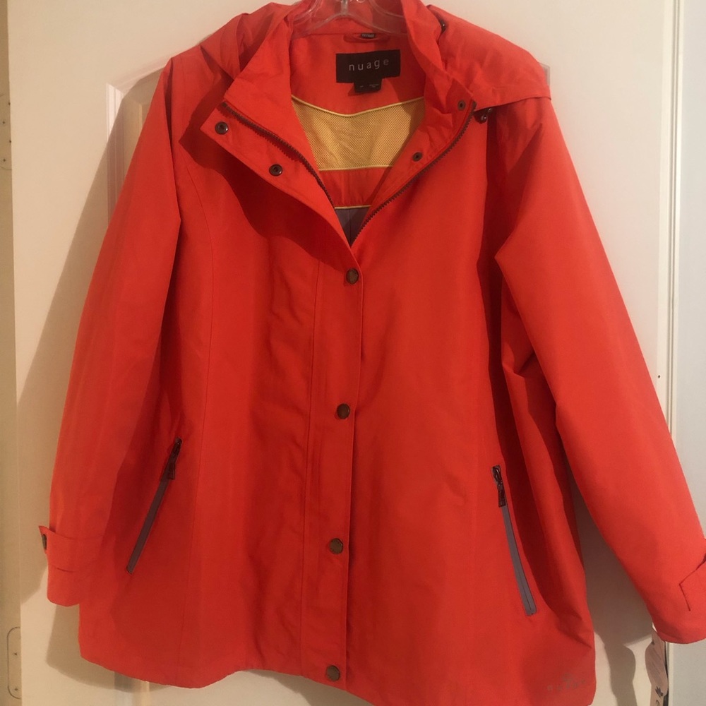 Nuage Invisiprint waterproof jacket with hood size 1X